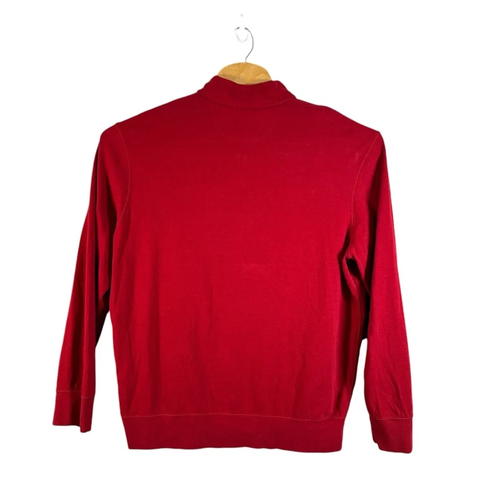 Polo Ralph Lauren 1/4 Zip Pony Mock‎ neck Sweater Soft Touch Pullover Shirt XL